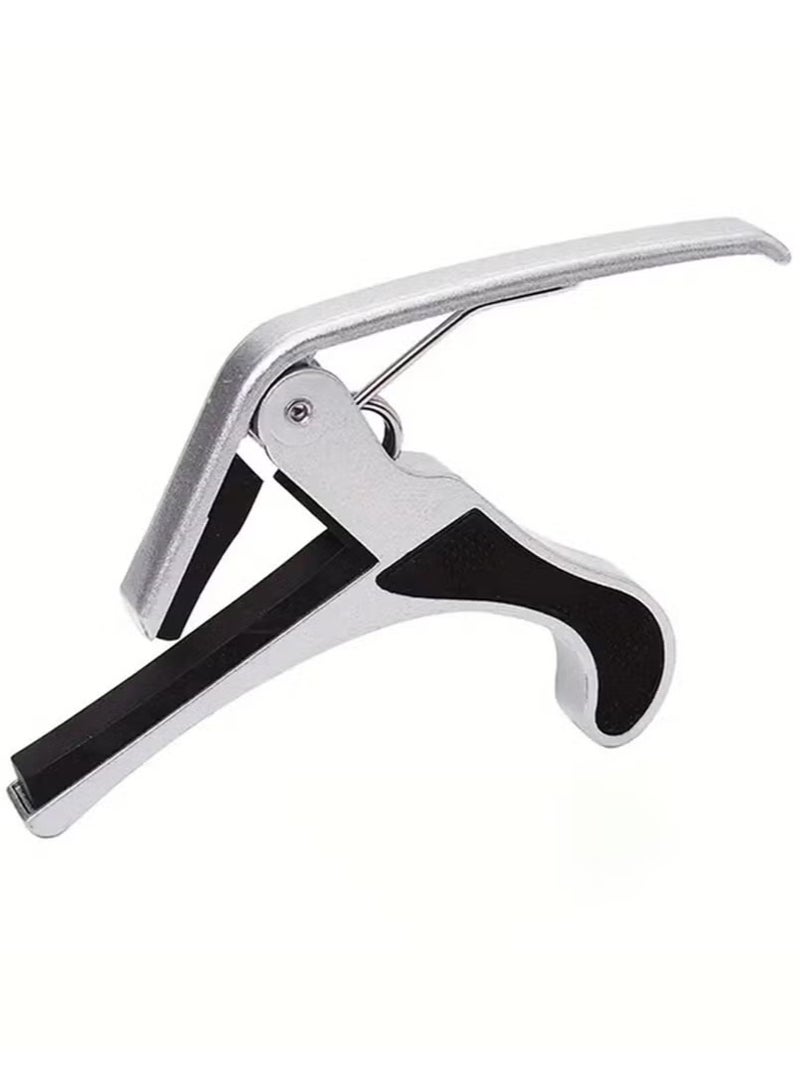 Metal Guitar Capo Trigger for Electric and Acoustic Guitars Zinc Alloy Clamp Portable Tension Adjuster for Fast Tone Change - Image 1